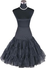 Rockabilly Swing Black Puffy