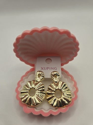 14k gold colour statement - gold,