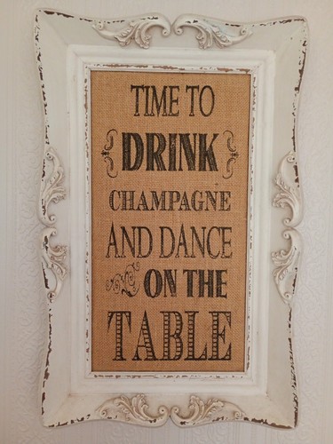Shabby chic drink champagne - shabby,
