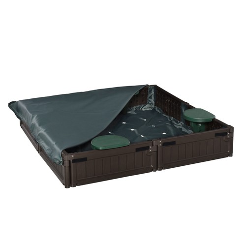Kids outdoor sandbox - outdoor, with