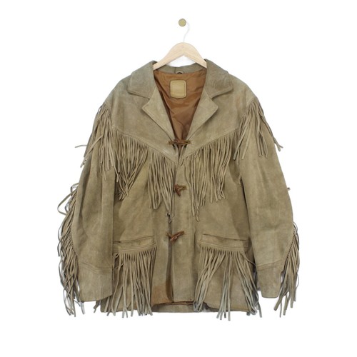 Vintage leather fringe - vintage,