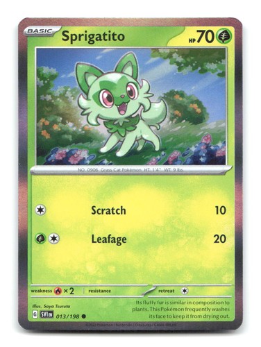 Sprigatito - (mirage, holo)