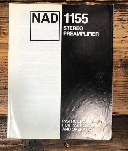 Nad model 1155 preamp - 1155,