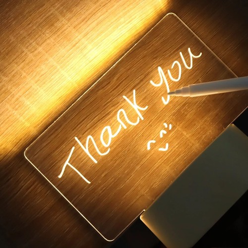 Note board led night light - night,