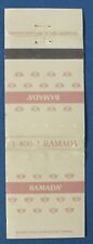 VINTAGE RAMADA HOTELS MATCHBOOK
