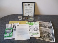 1972-74 NASA APOLLO SKYLAB FLOWN COIN CERT+IC/LID ASSEMBLY/TESTED & FLOWN PARTS