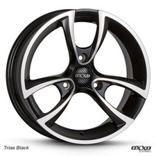 Alloy Wheels Summer Oxxo Trias Smart Fortwo 451 Black Polished 15 Inch Nexen