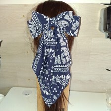 Ribbon Floral Bow Hair Clip