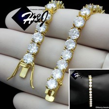 8.25"MEN 14K GOLD PLATED ICY