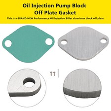 Oil Injection Pump Block Off