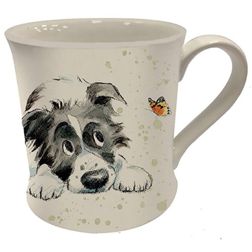 Collie dog fine china mug - fine,