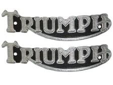Triumph Tank Badges Fits Pre Unit models 5T,6T,TR5,T100,T110 