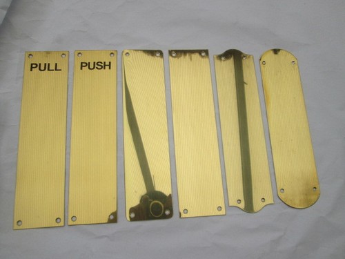 Push pull polished brass - 12",