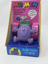 Mr Men Little Miss Naughty Talking Plastic Toy 1990s Collectable Boxed