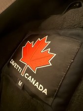 Immaculate navy blue zavetti canada jacket womens size Medium 