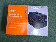 RAC Large Fold Flat Canvas Dog Carrier 75x51.5x51cm Quality 