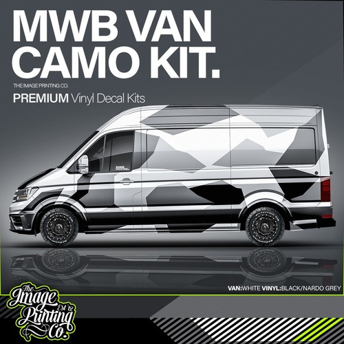 Mwb van camo decal kit - decal,