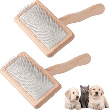 2 PCS Wool Carders,Wood