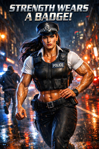 Female bodybuilder wall - female,