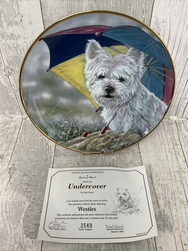 Westie collectors plate - westie,