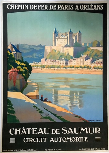 Original 1924 french - original, railway