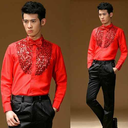 Men sequin glitter - men, top