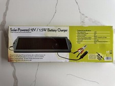 Solar Powered 12V 1.5W Battery