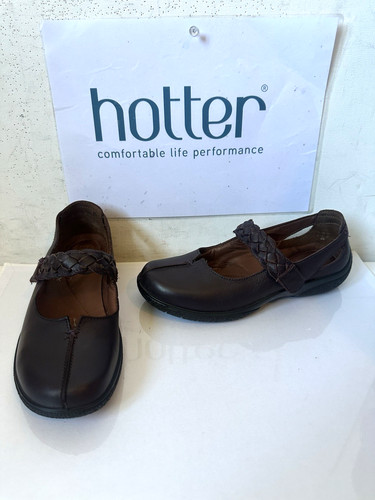 Hotter shake flat leather - hotter,