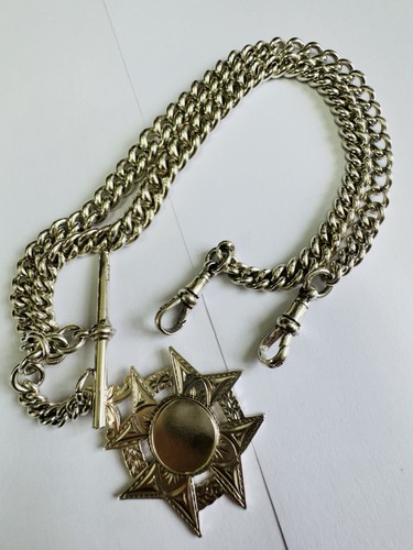Antique solid silver - silver, double