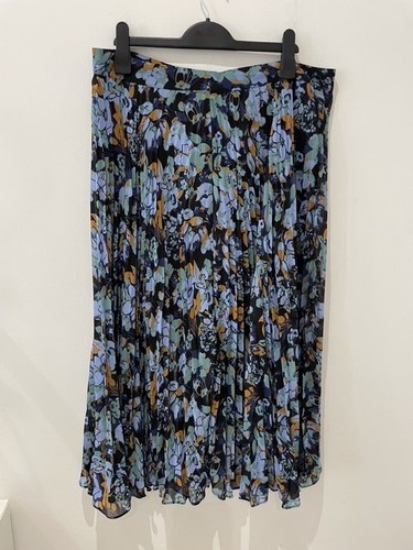 Redoute floral plisse midi - la,