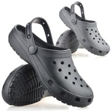 Mens Clogs Mules Slip On Waterproof Sandals Summer Beach Garden Pool Shoes Size