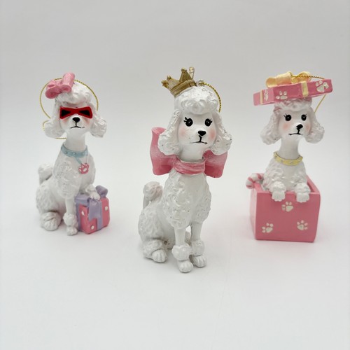 Set white poodle - set,