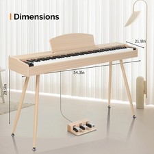 Glarry 88 Weighted-Key Digital