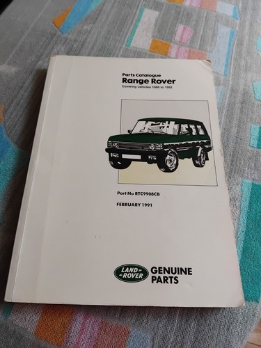 Range rover 1986 - range, 1986-1992