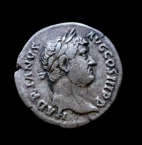 Hadrian silver denarius - silver,