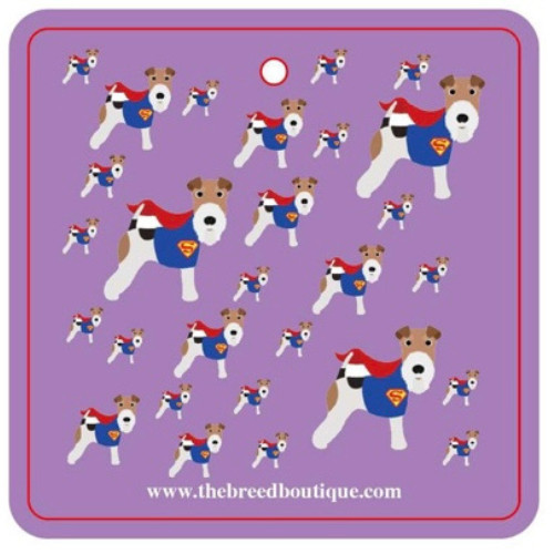Wire fox terrier superhero air - wire,