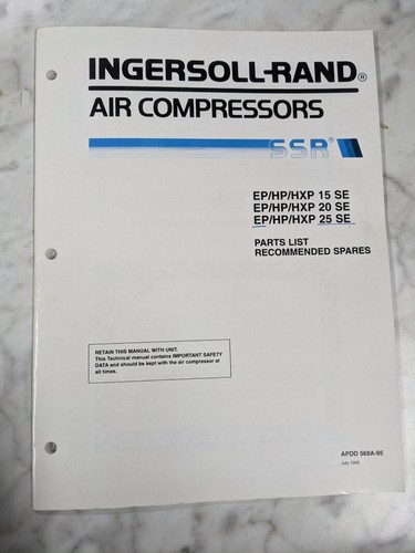 Ingersoll rand ssr hxp - hp,