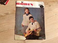 Aran hand knitting wool jumper