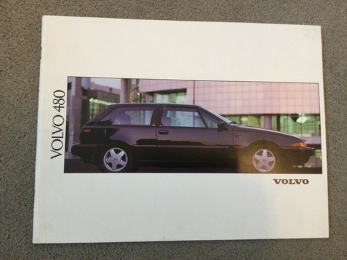 Volvo 480 model brochure - model,