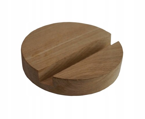 Round wooden phone - round,