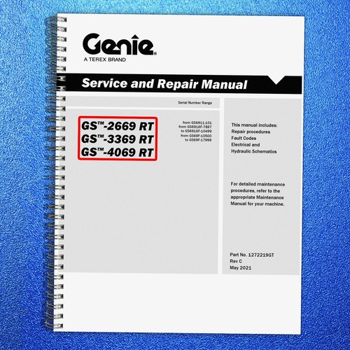 Genie 2669 scissor lift - rt,