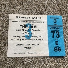 The Jam Paul Weller ticket