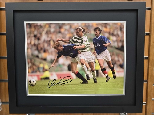 Henrik larsson signed framed - signed, &