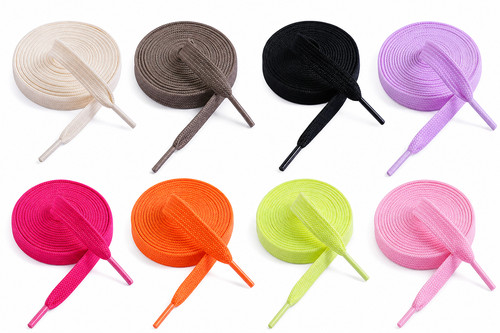 Premium fine flat - fine, shoelaces