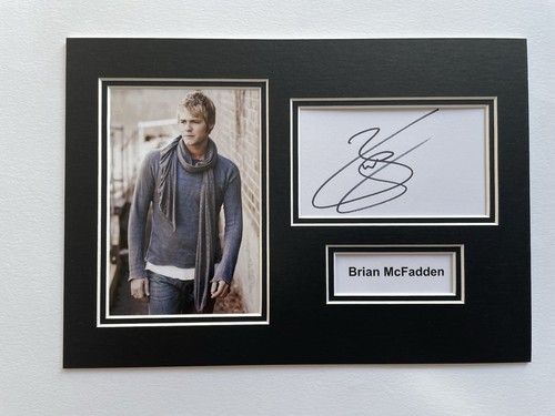 Brian mcfadden signed photo - brian,