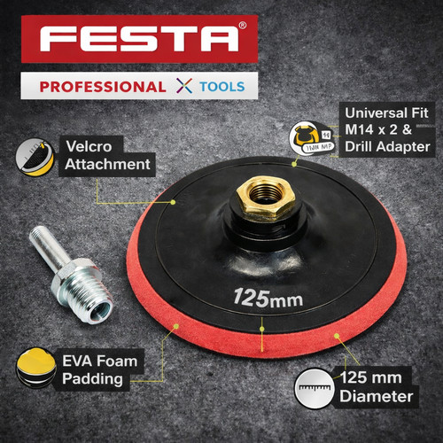 Festa 125mm backing pad - 125mm,