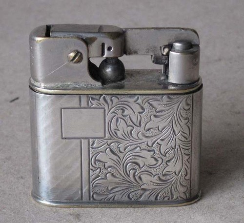 Antique german silver petrol - silver,