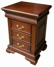Mahogany bedside cabinet 3 - bedside,