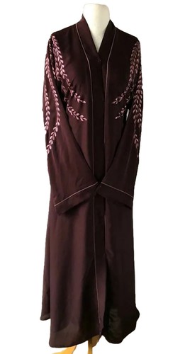 Abaya long modest dress front - long,