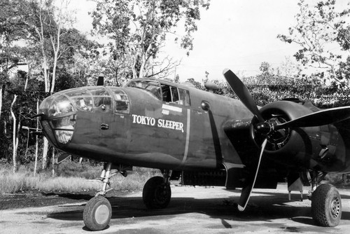 Wwii photo mitchell nose - photo, b-25